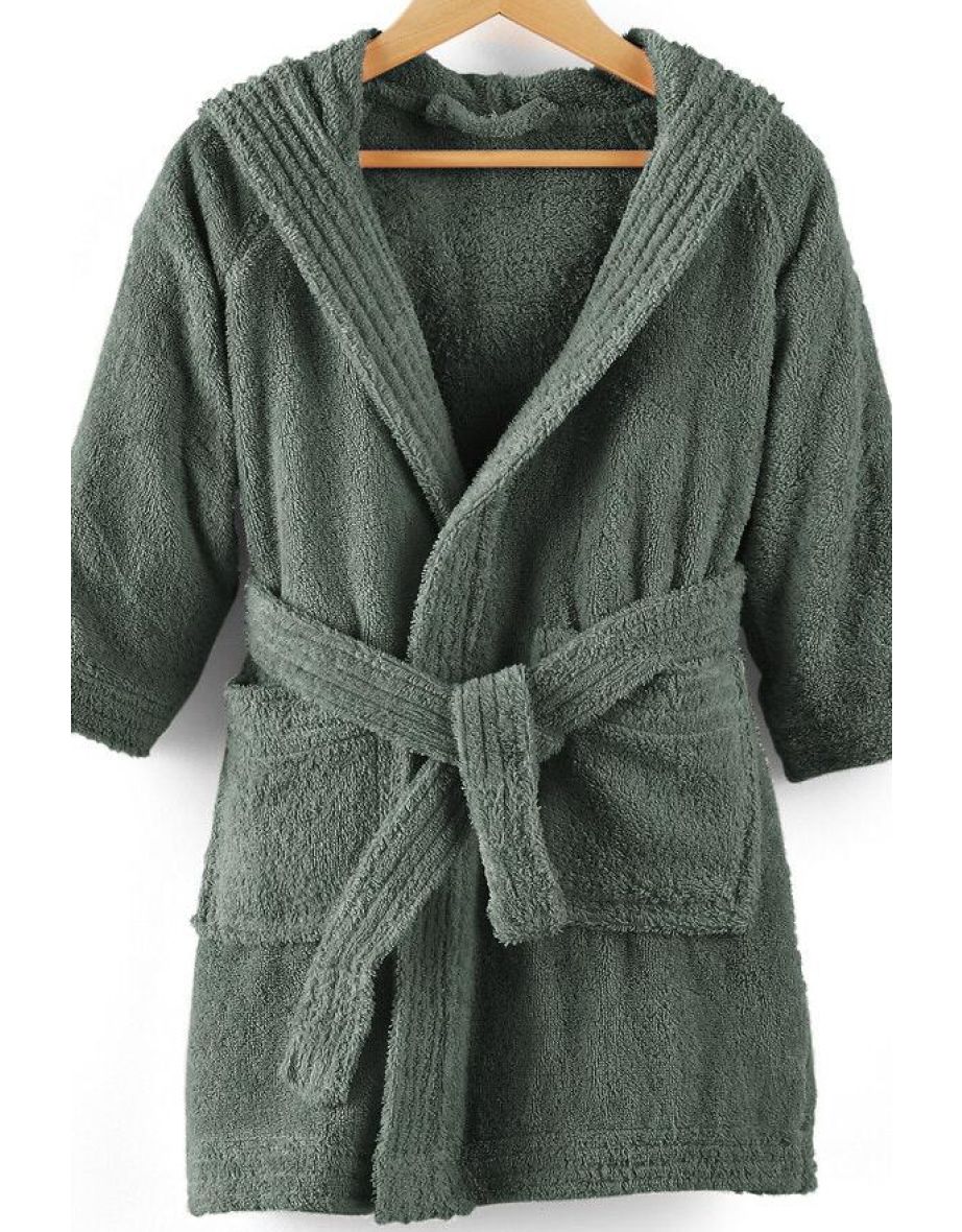Scenario Childâs 100% Cotton Hooded Bathrobe