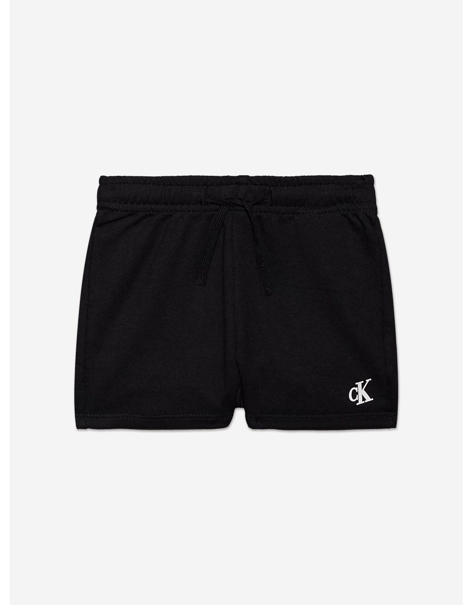 Calvin Klein Baby Gradient Logo Shorts Set in Black - 3