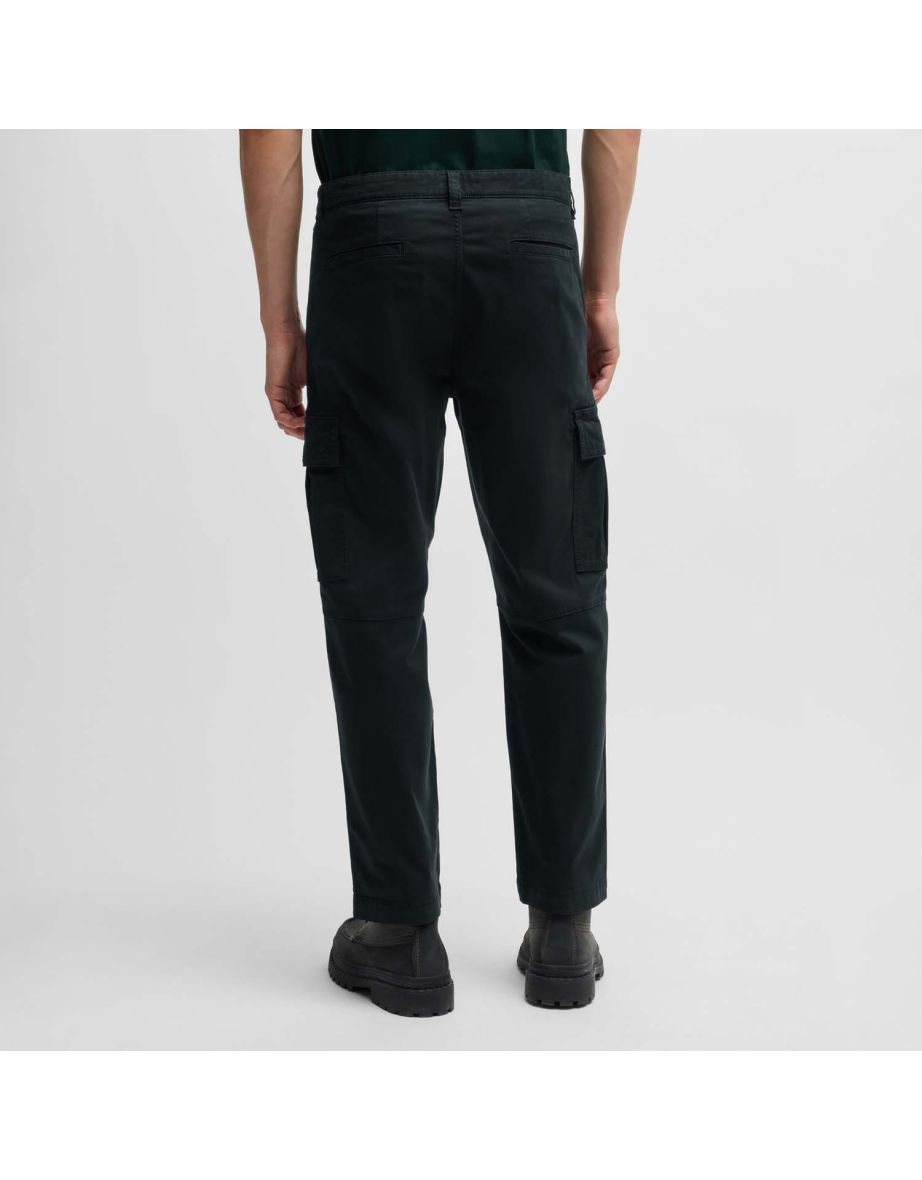 Men's Boss Sisla-7 Cargo Pants in Black - 4