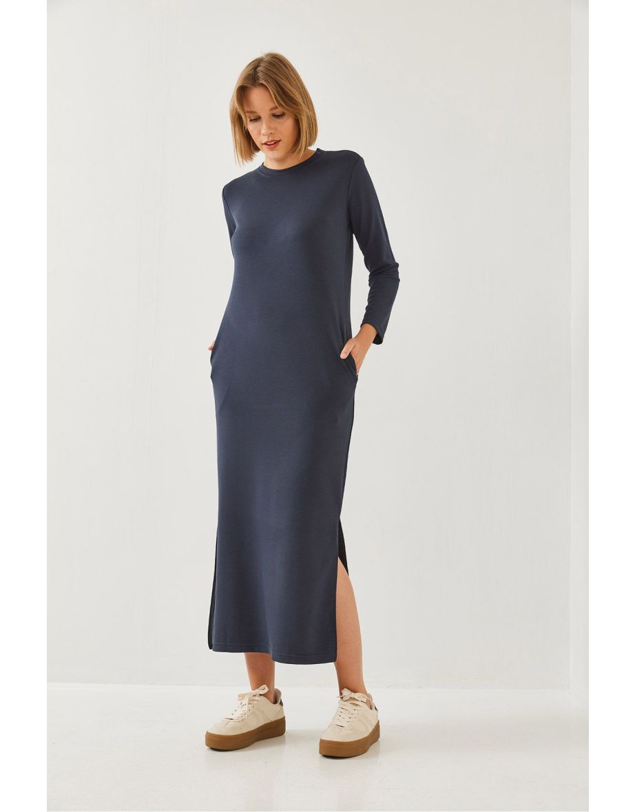 Women's Modal Fabric Long Dress - 5