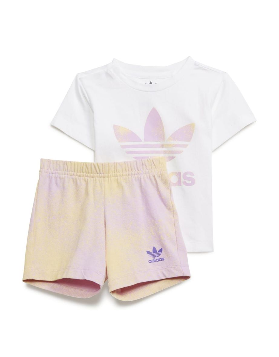 Womens adidas shorts on sale and top set