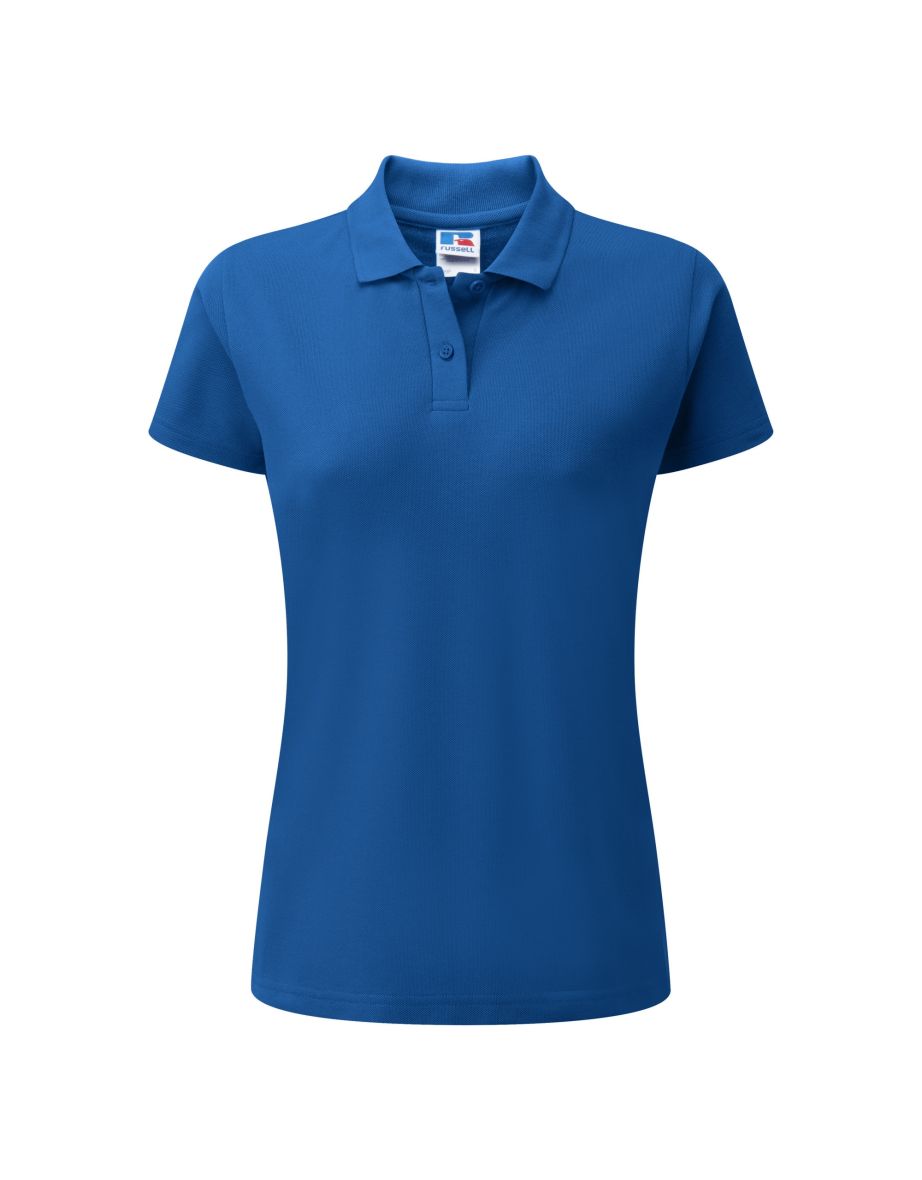 Jerzees Colours Ladies 65/35 Hard Wearing Pique Short Sleeve Polo Shirt - Bright Royal