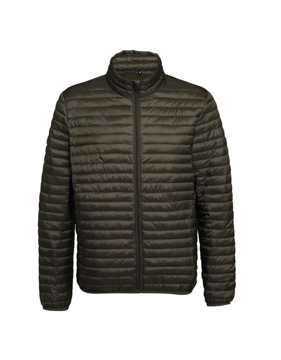 2786 Mens Tribe Fineline Padded Jacket - Olive