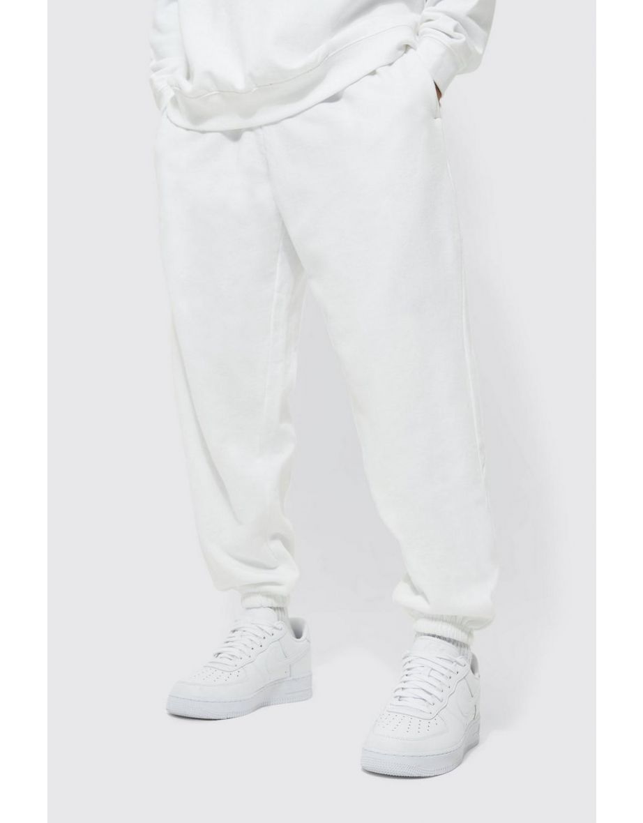 Basic Oversized Fit Jogger - white
