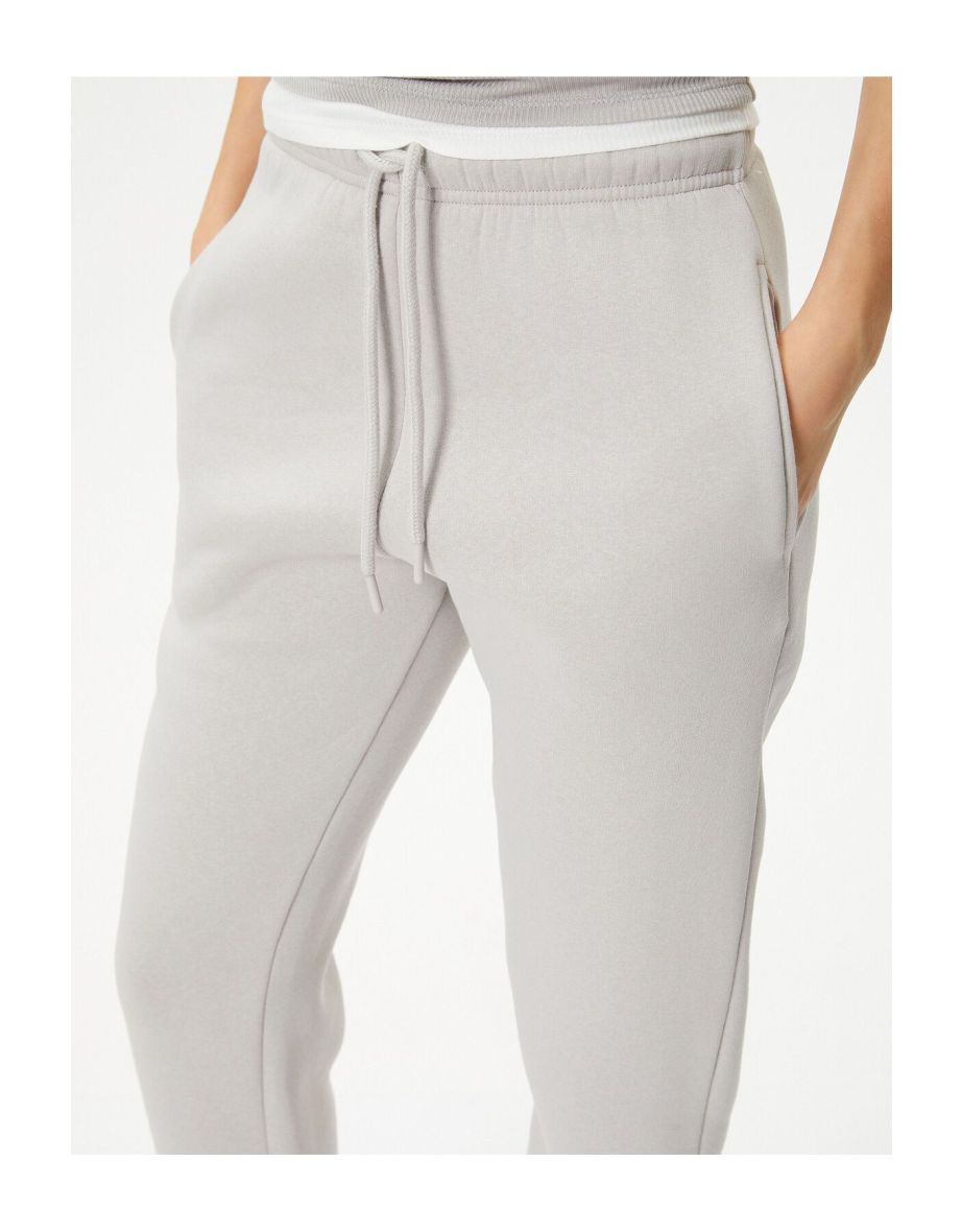 Jogger Sweatpants Tie Waist Comfortable Fit Pocket Cotton - 4