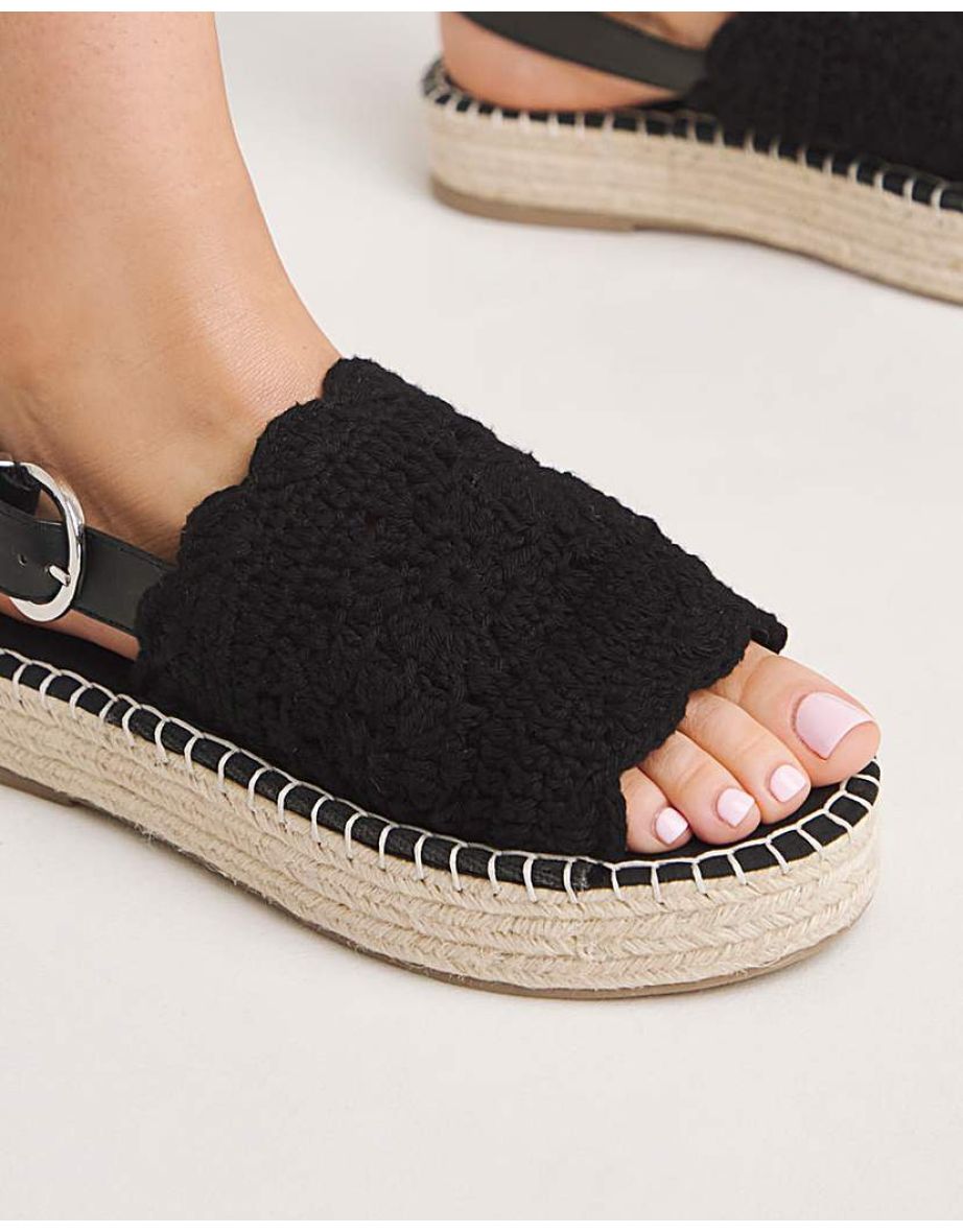 Flatform Espadrille Sandal Ex Wide - 3