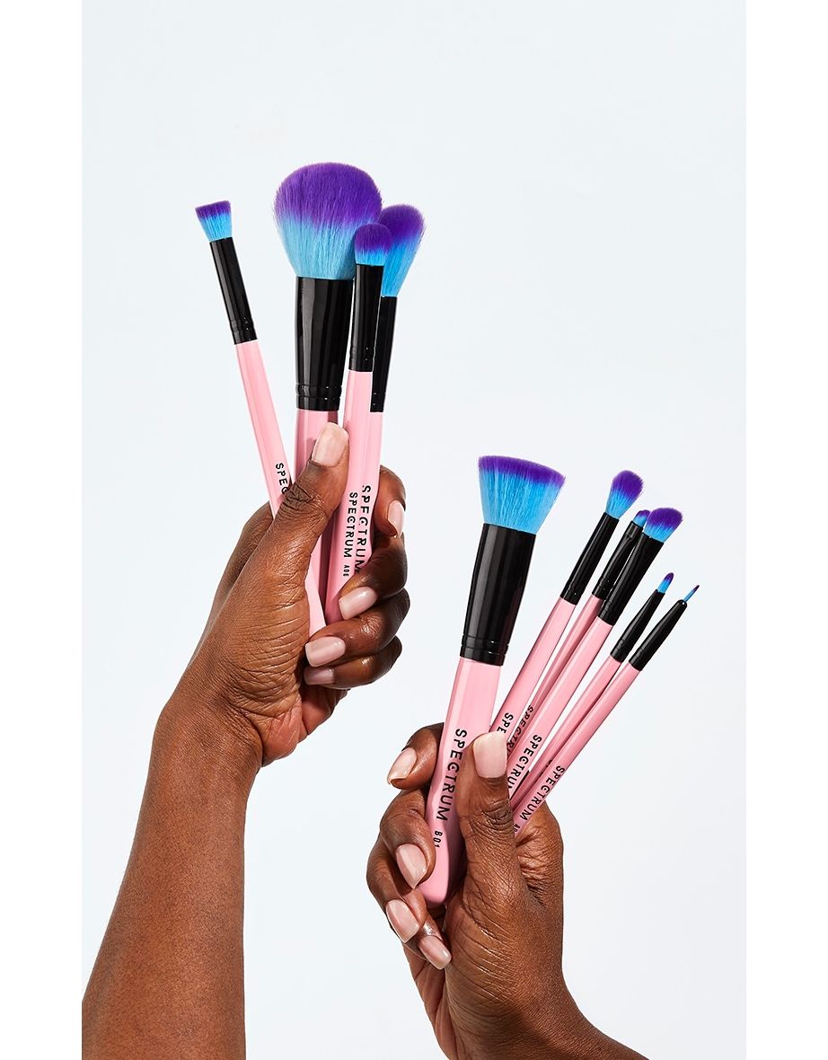 Spectrum 10 Piece Pink Essential Make Up Brush Set