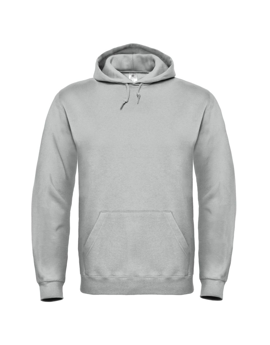 B&C Adults Hooded Sweatshirt/Hoodie - Heather Grey