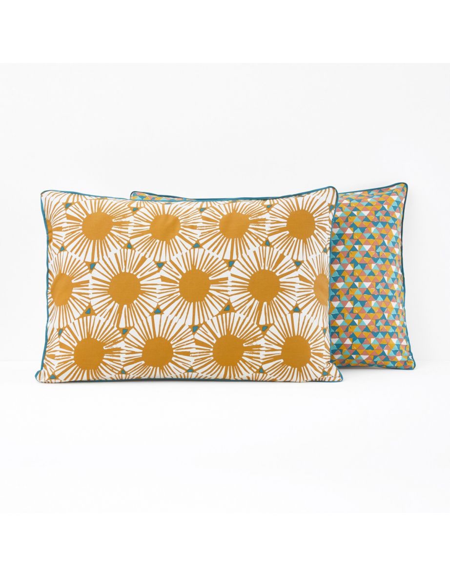 JAHIA Geometric Cotton Pillowcase - 2