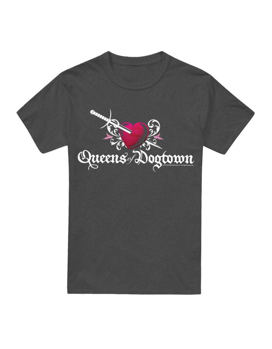 Californication Unisex Adult Queens Of Dogtown T-Shirt - Charcoal
