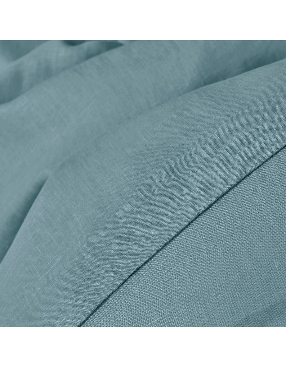 Washed Linen Plain Pillowcase or Bolster Case - 6