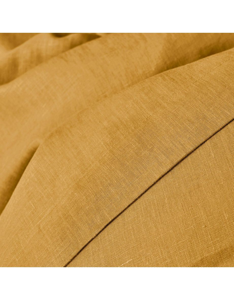 Plain Washed Linen Pillow or Bolster Cover - 4