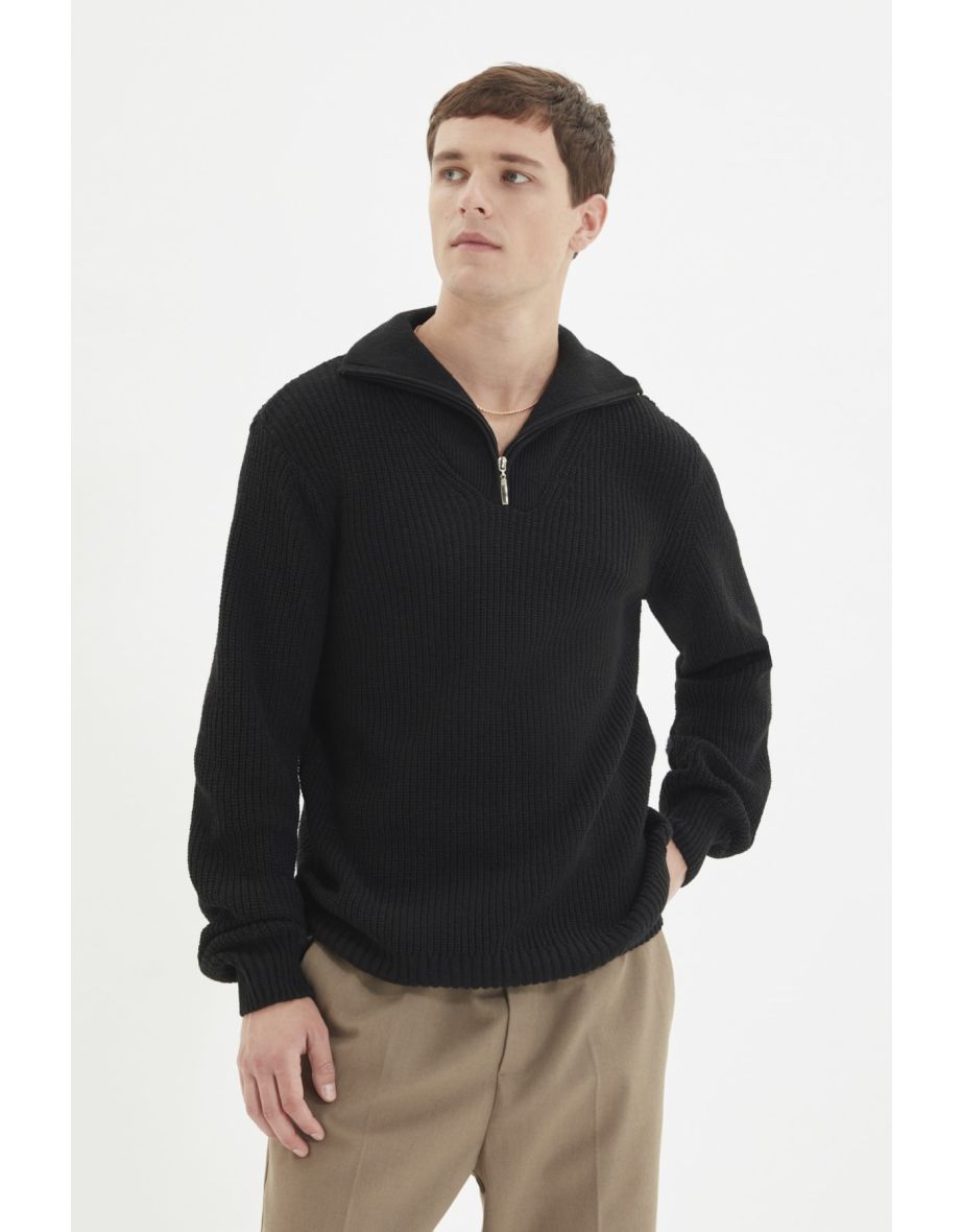 Sweater - Black - Regular fit