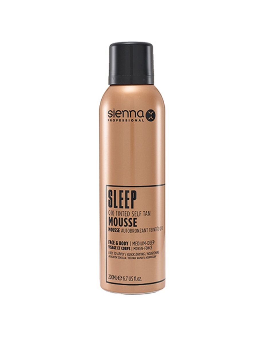 Sienna X Sleep Q10 Tinted Self Tan Mousse 200ml