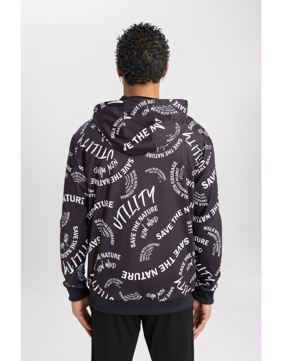 Fit Standard Fit Patterned Scuba Diving Fabric Athlete Hoodie B4511ax24sp - 6