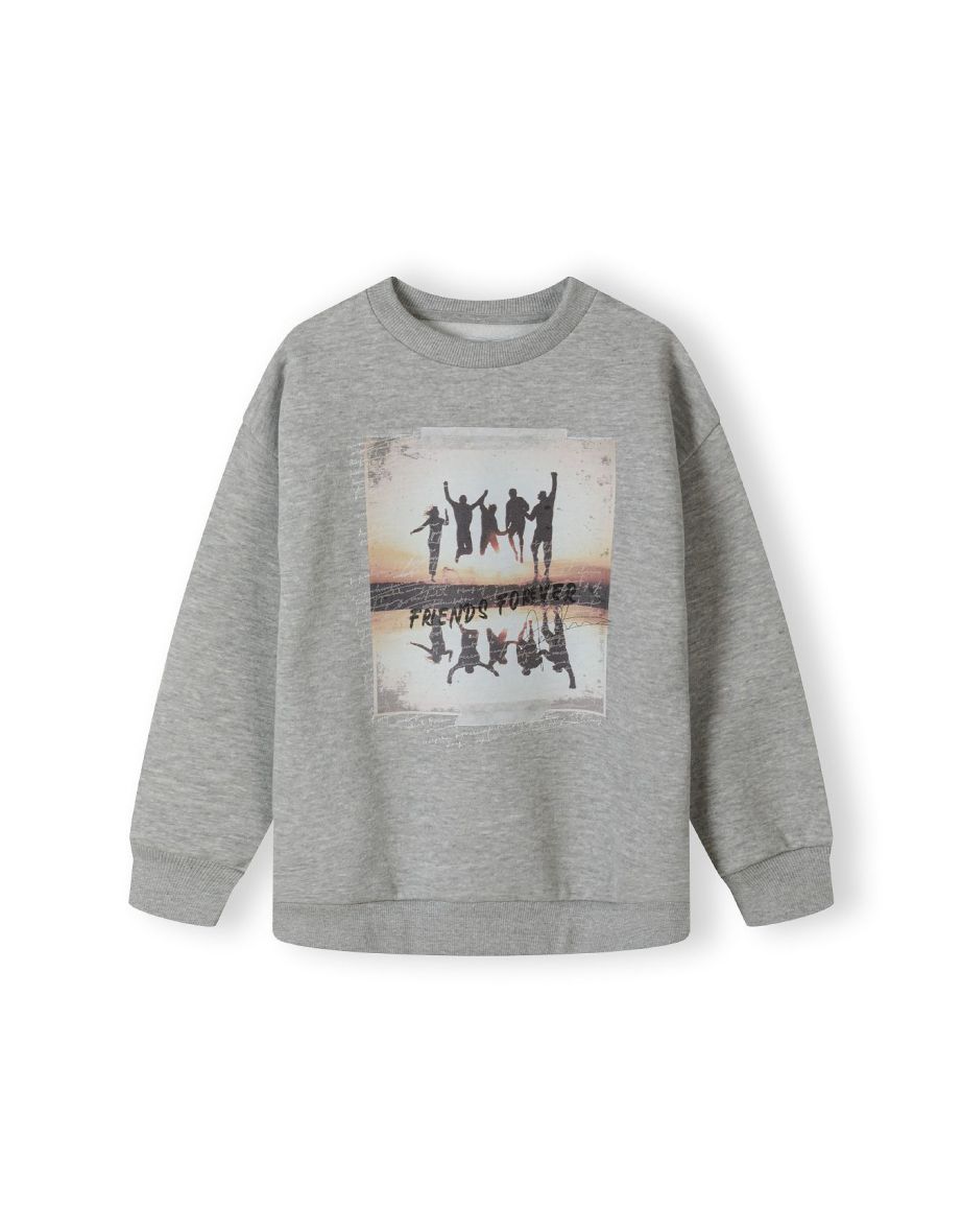 Girls Crew Neck Sweatshirt with Print