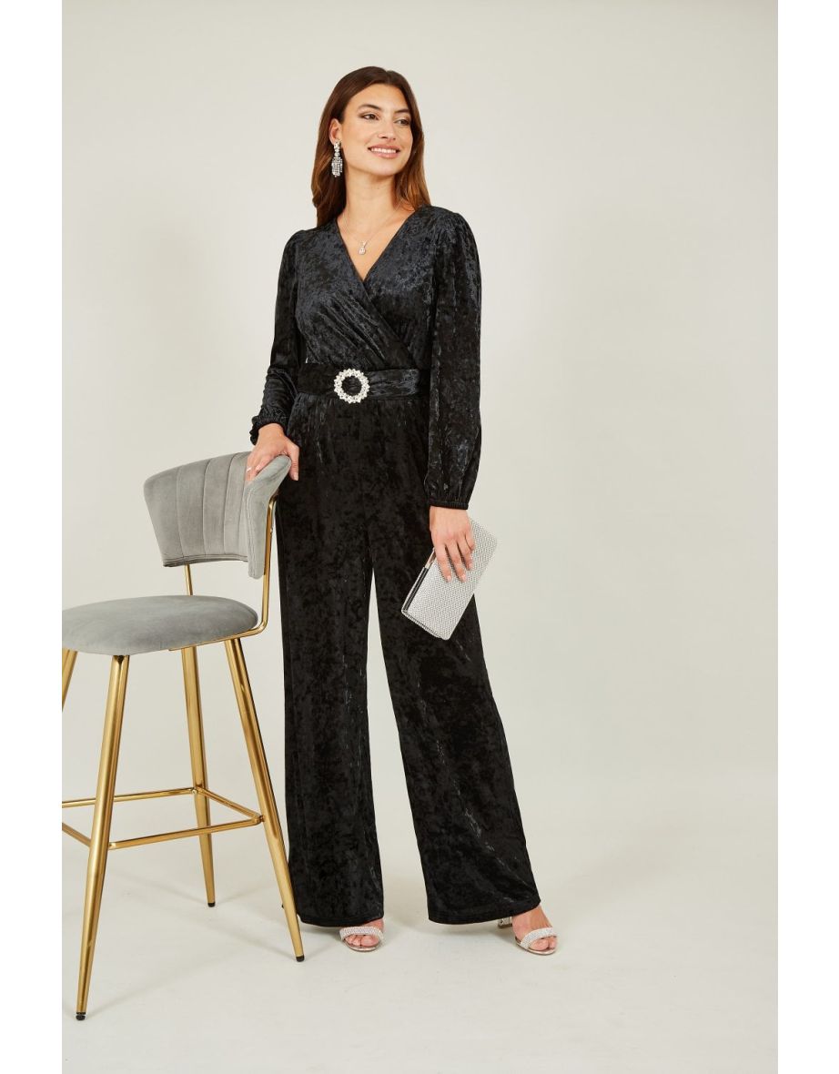 Fancy long hot sale sleeve jumpsuits