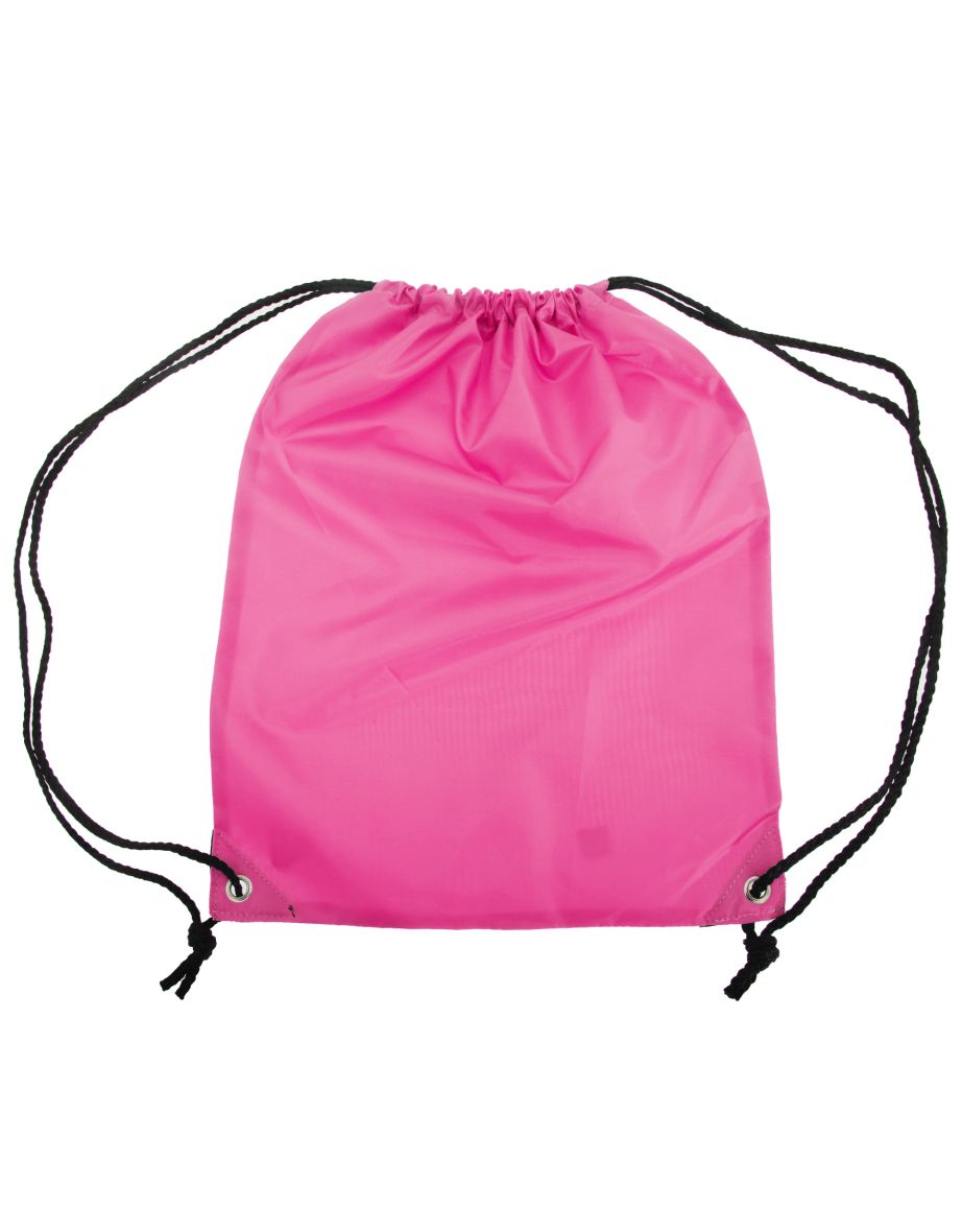 Shugon Stafford Plain Drawstring Tote Bag - 13 Litres (Pack of 2) - Pink