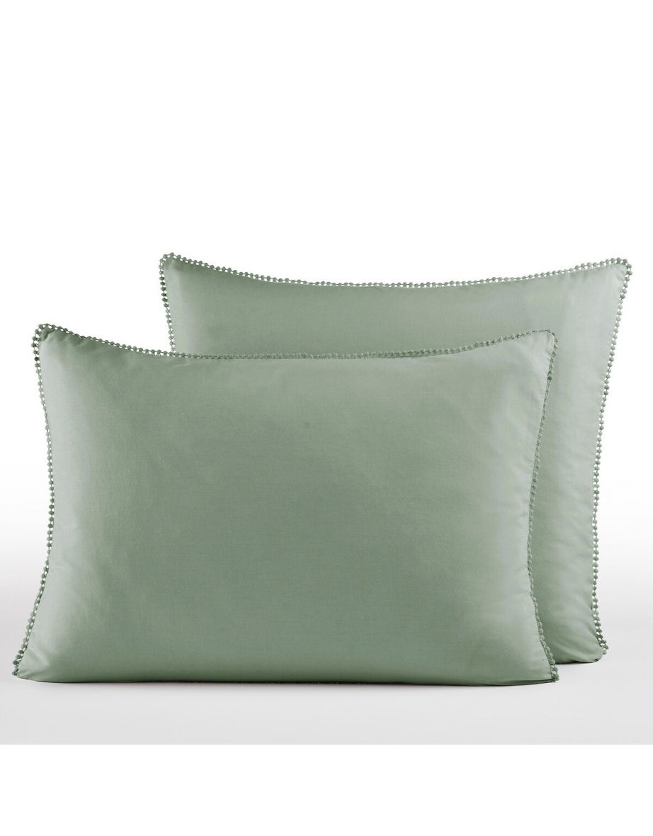 Augusta 100% Organic Cotton Percale 180 Thread Count Pillowcase