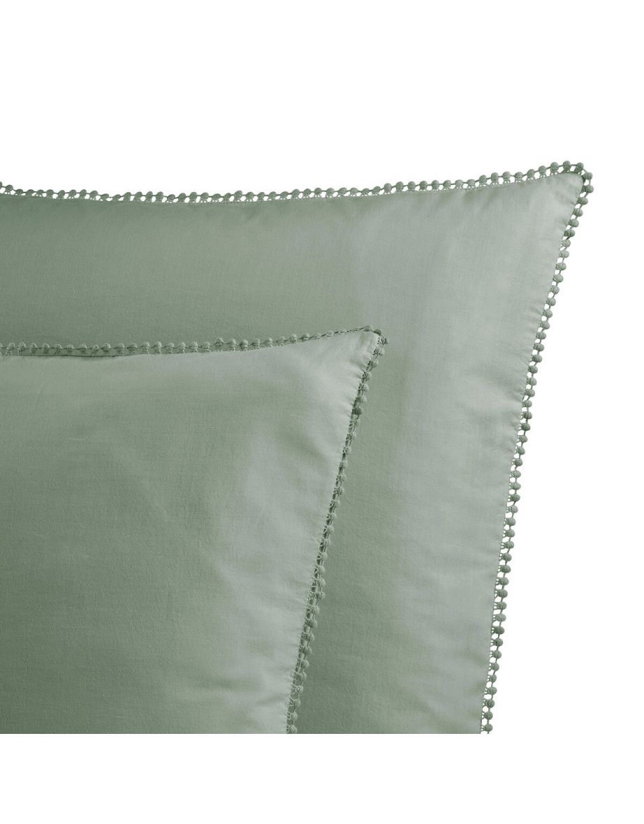 Augusta 100% Organic Cotton Percale 180 Thread Count Pillowcase - 1