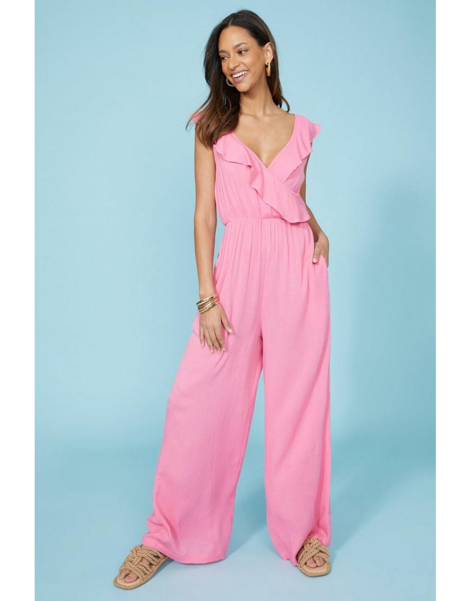 debenhams pink jumpsuit