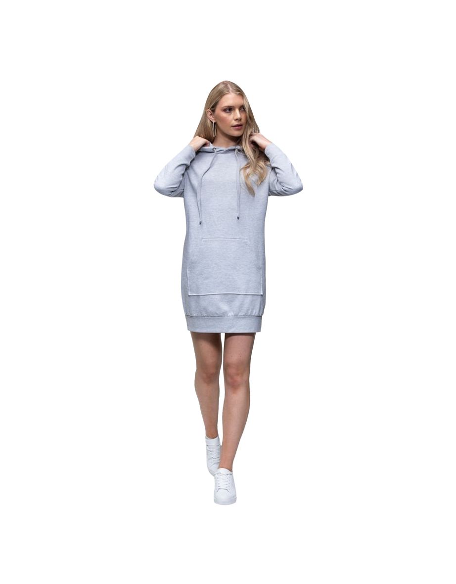 Grey hoodie dress womens hotsell