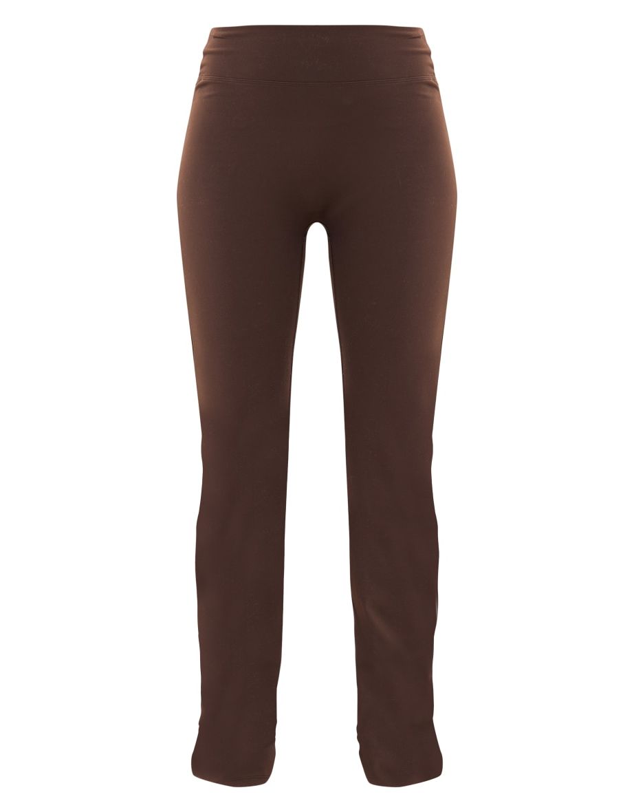 Tall Coffee Contour Sculpt Flare Trousers - 4