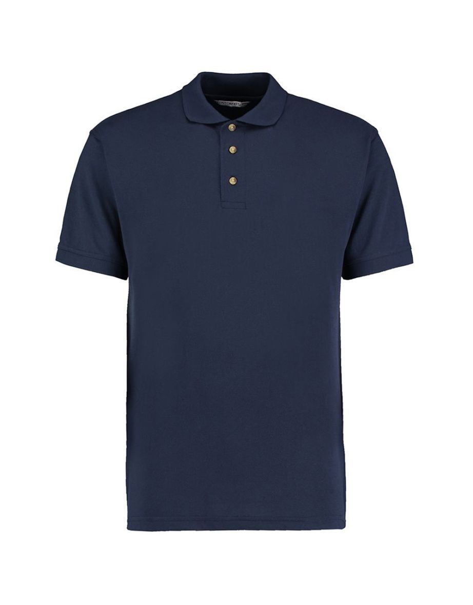 Kustom Kit Workwear Mens Short Sleeve Polo Shirt - Navy Blue - 3