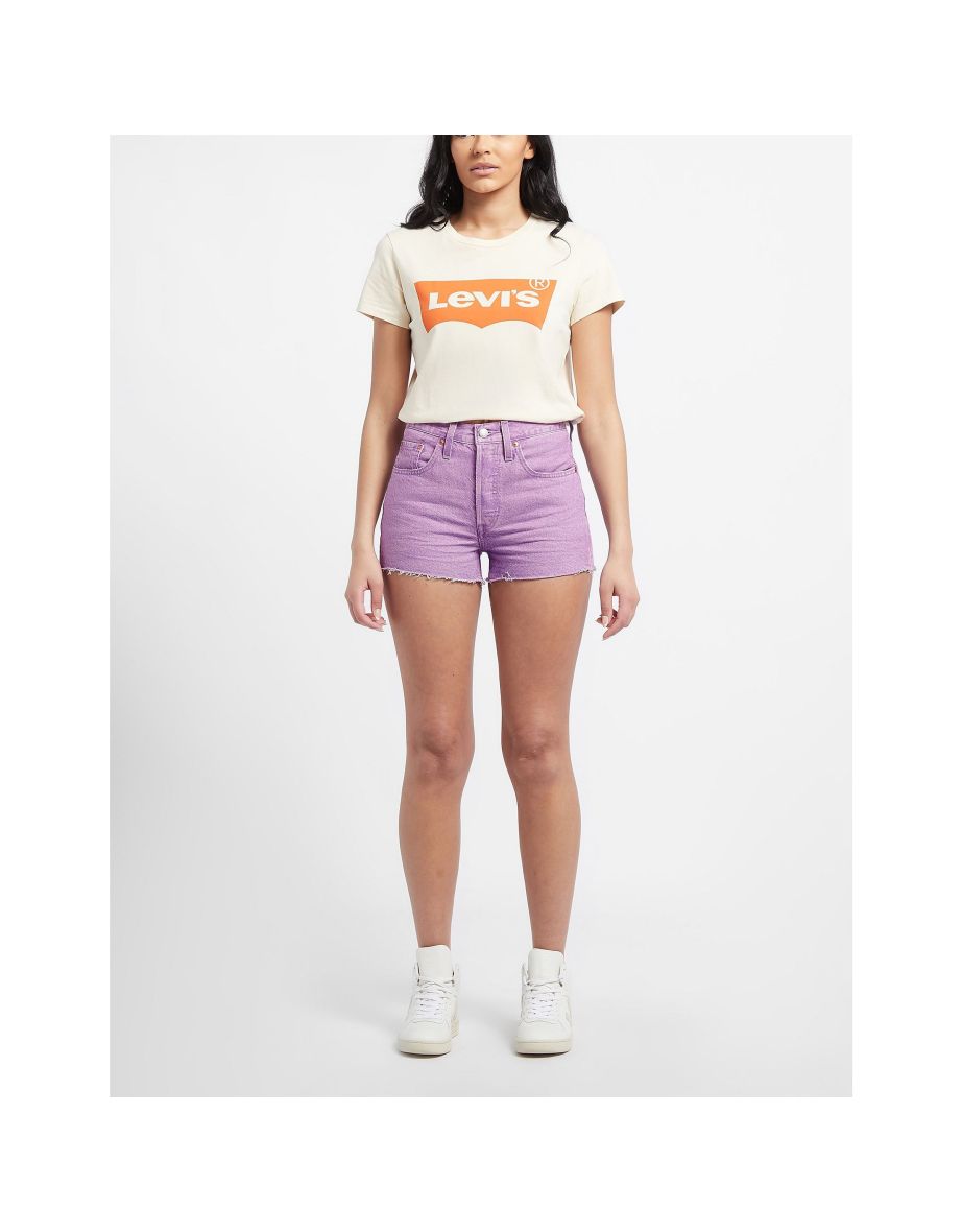 Women's Levis 501 Original Shorts in Purple