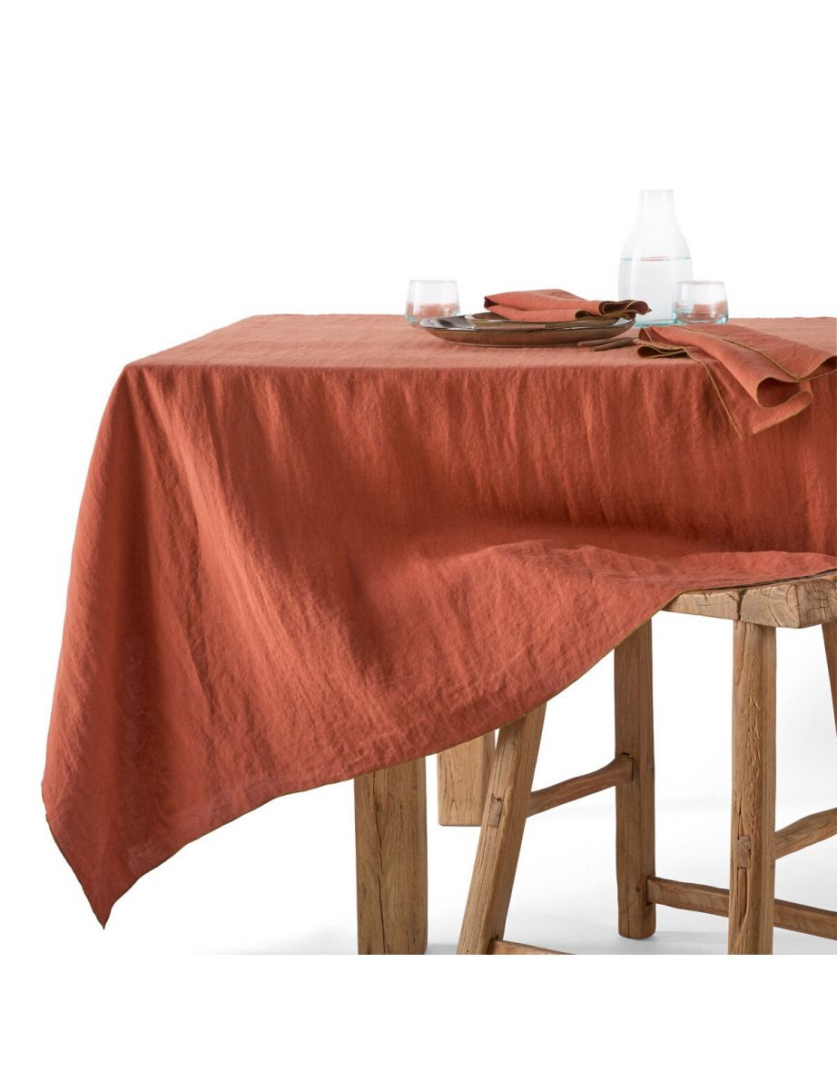 Helmati Washed Hemp Tablecloth