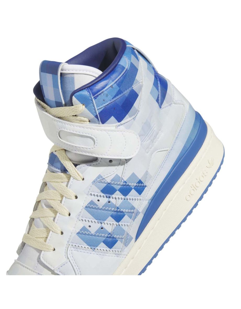 Men's adidas Originals Forum 84 Hi Closer Look Trainers in Blue - 6