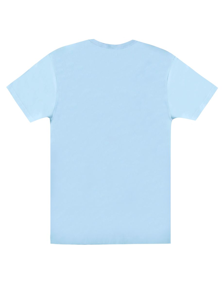 Disney Mens Cars Jackson Storm Stripes T-Shirt - Baby Blue - 1