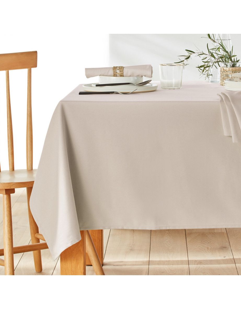 Scenario Cotton Tablecloth with Anti-Stain Treatment - 1