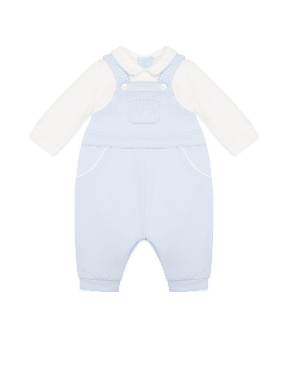 Jude Baby Dungarees (Pale Blue)