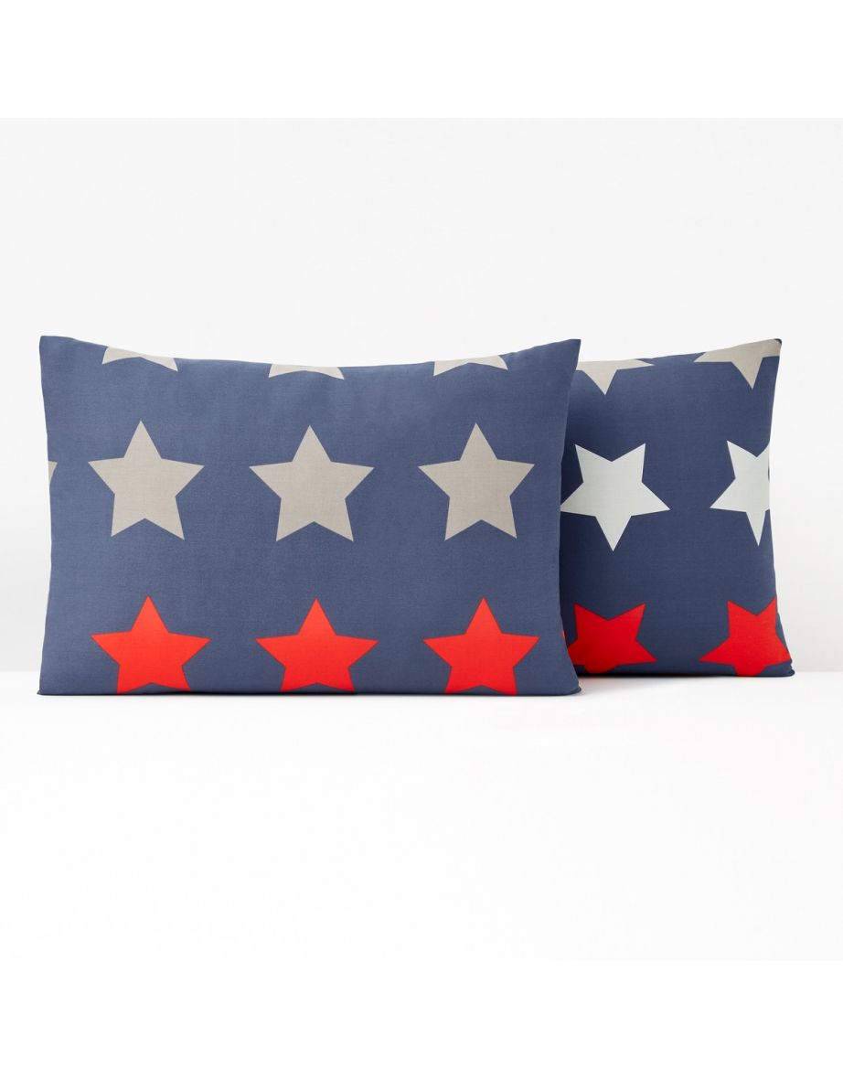 STARS Printed Cotton Pillowcase - 3