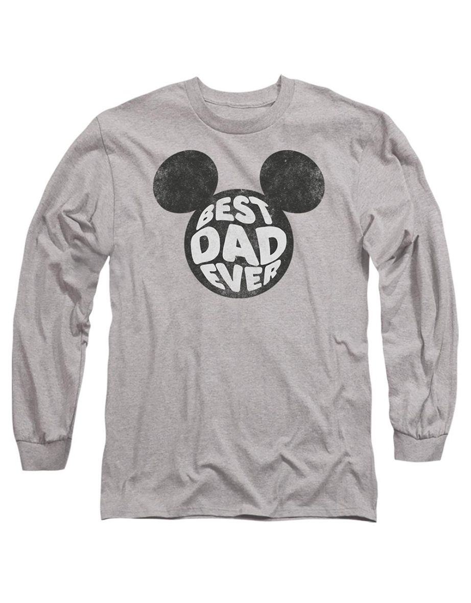 Disney  Adult Best Dad Ever Mickey Mouse T-Shirt - Sport Heather