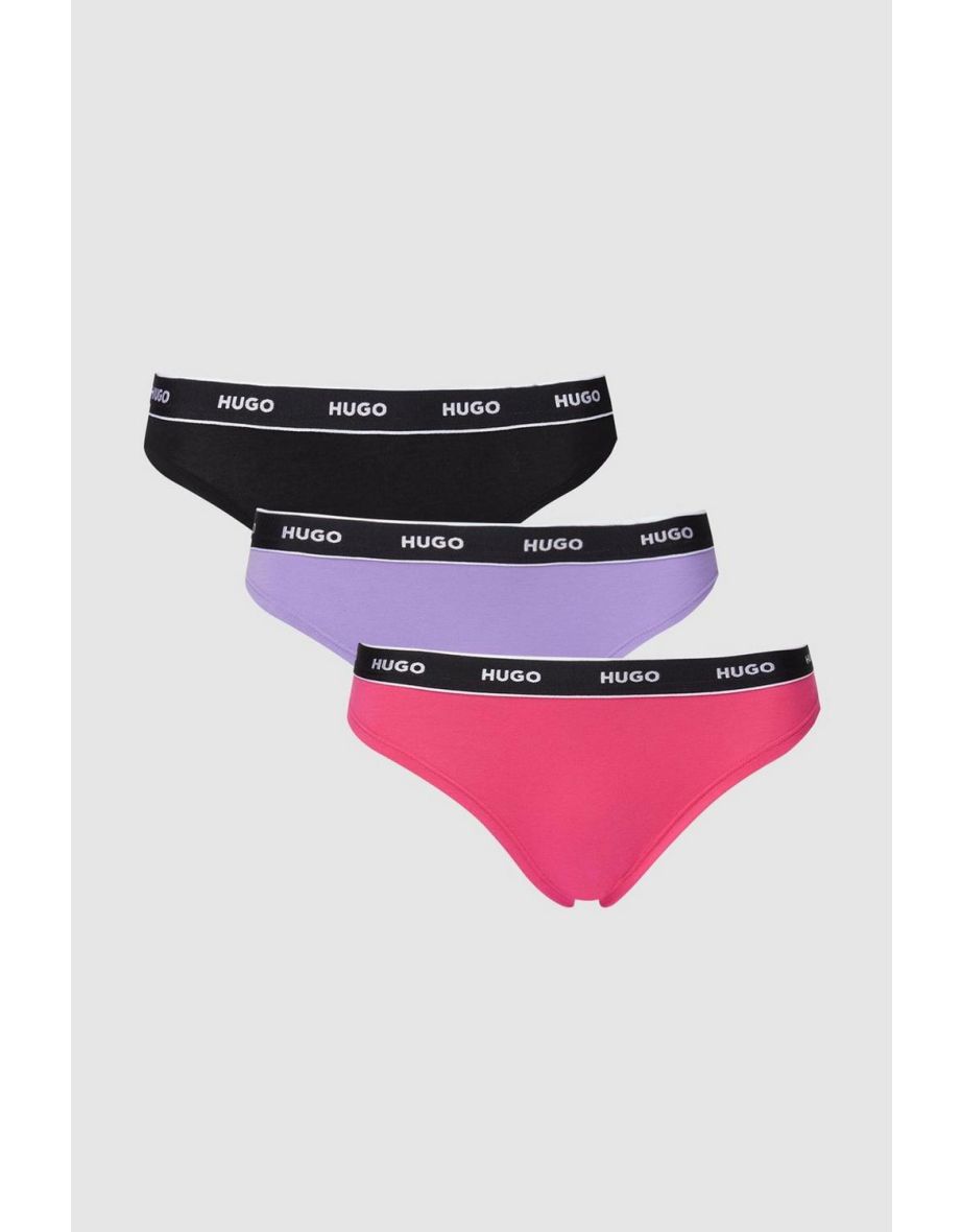Hugo X 3 Triplet Thong Stripe Multi