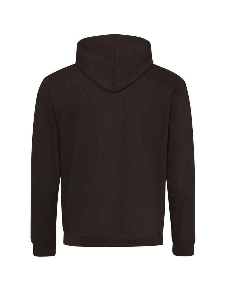Awdis Womens/Ladies Varsity Hoodie - Jet Black/Sun Yellow - 1