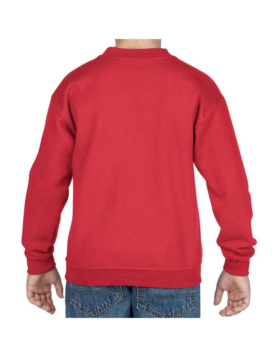 Gildan Childrens/Kids Heavy Blend Drop Shoulder Sweatshirt - Red - 1