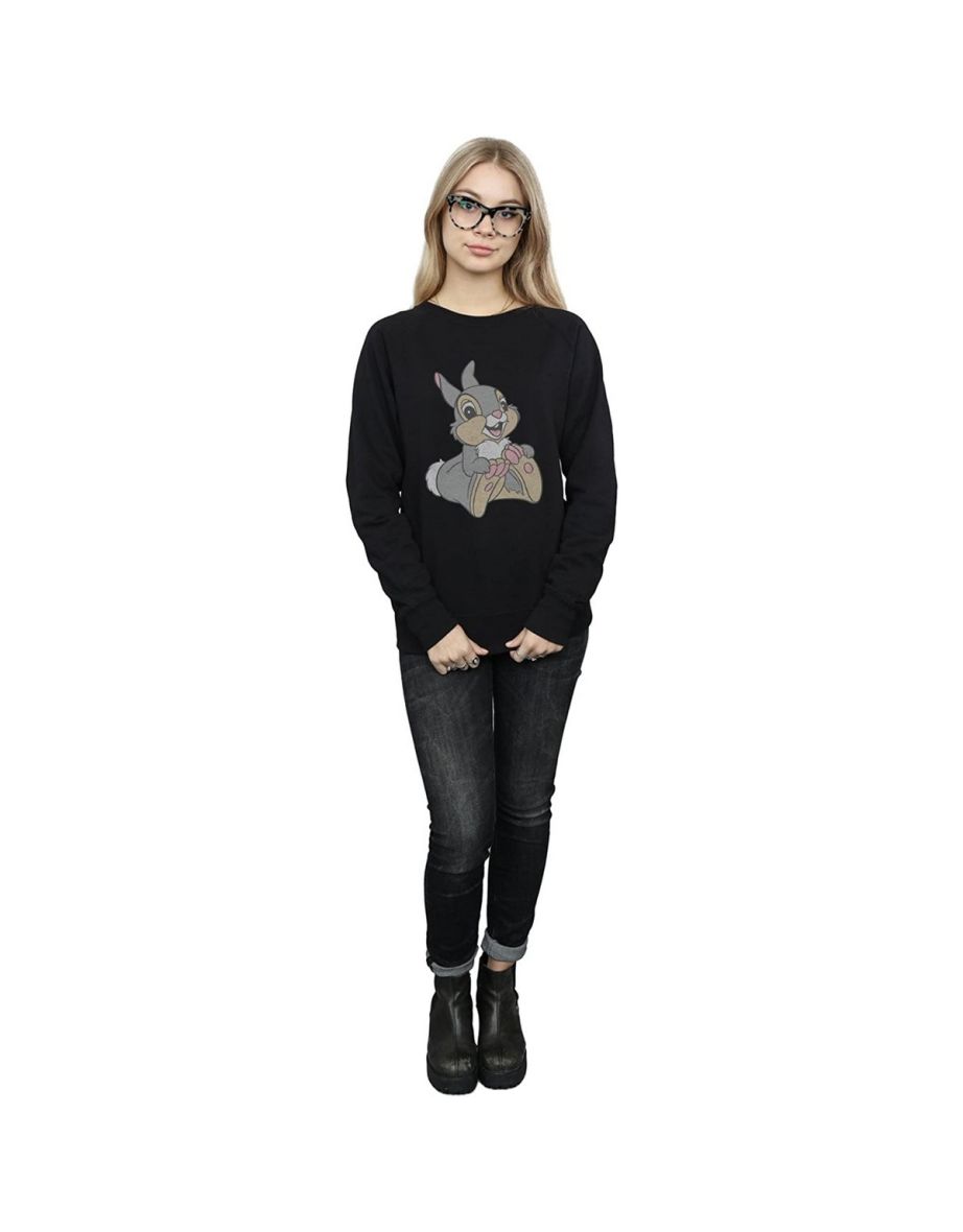 Disney Womens/Ladies Classic Thumper Cotton Sweatshirt - 2