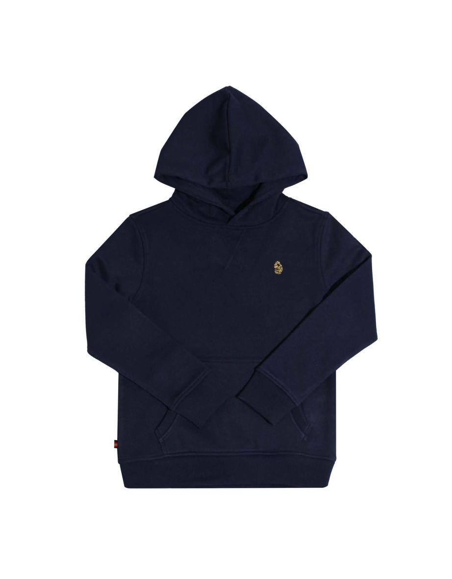 Boy's Luke 1977 Juniors Sneakerfreak Overhead Hoodie in Blue