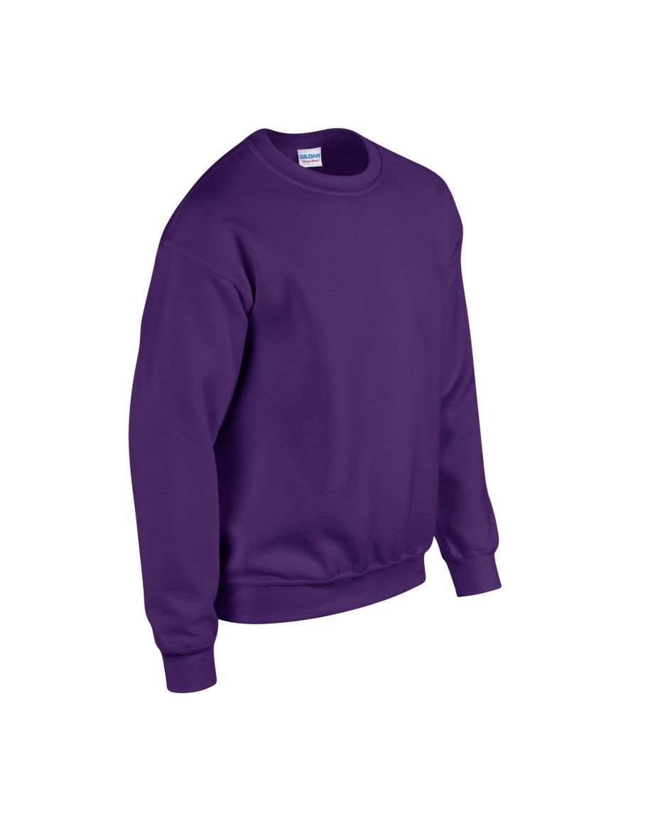 Gildan Mens Heavy Blend Sweatshirt - Purple - 2