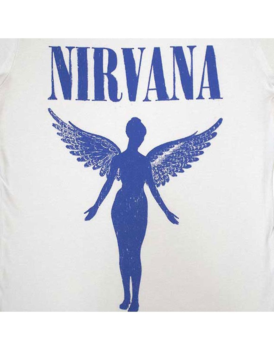 Nirvana Womens/Ladies Angelic Mono T-Shirt - White - 1