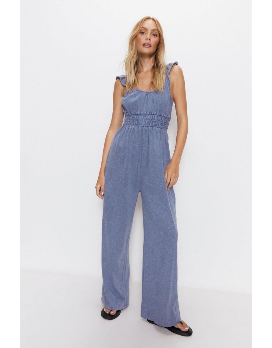 Warehouse cheap blue jumpsuit