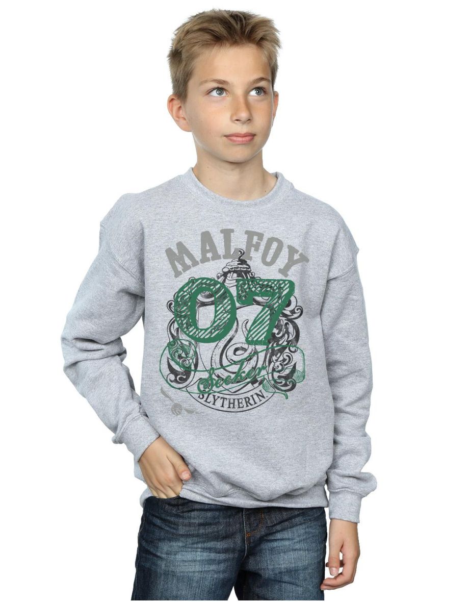 Grey slytherin outlet sweatshirt