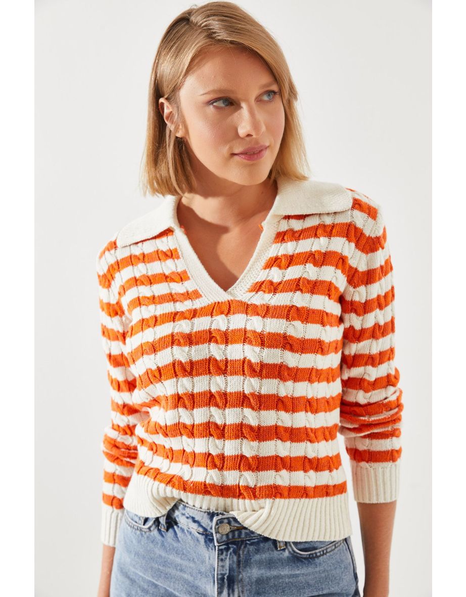 Hair Polo Neck Sweater