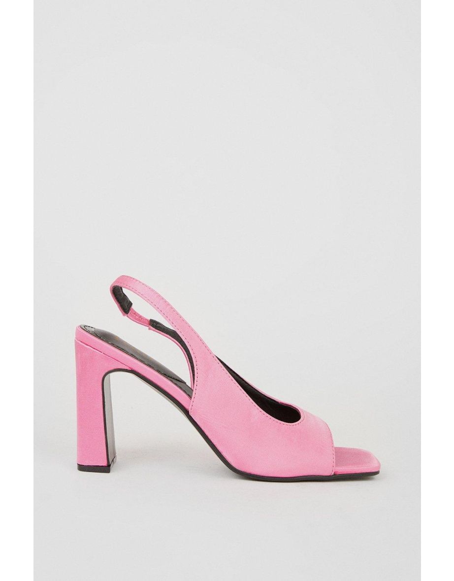 Dorothy Perkins Diamante Strap Block Heel Sandals – Pink | Konga Online  Shopping