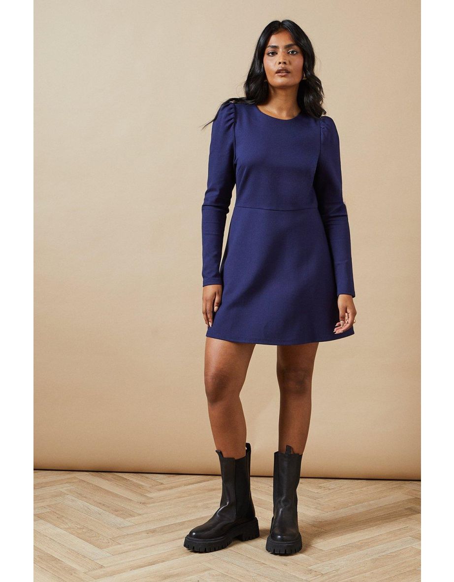 Ponte long sleeve dress best sale