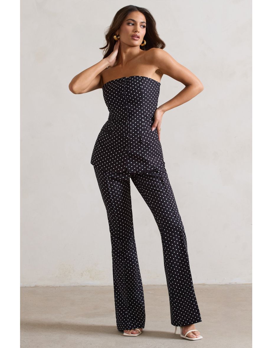 Club L London Flared Black Trousers