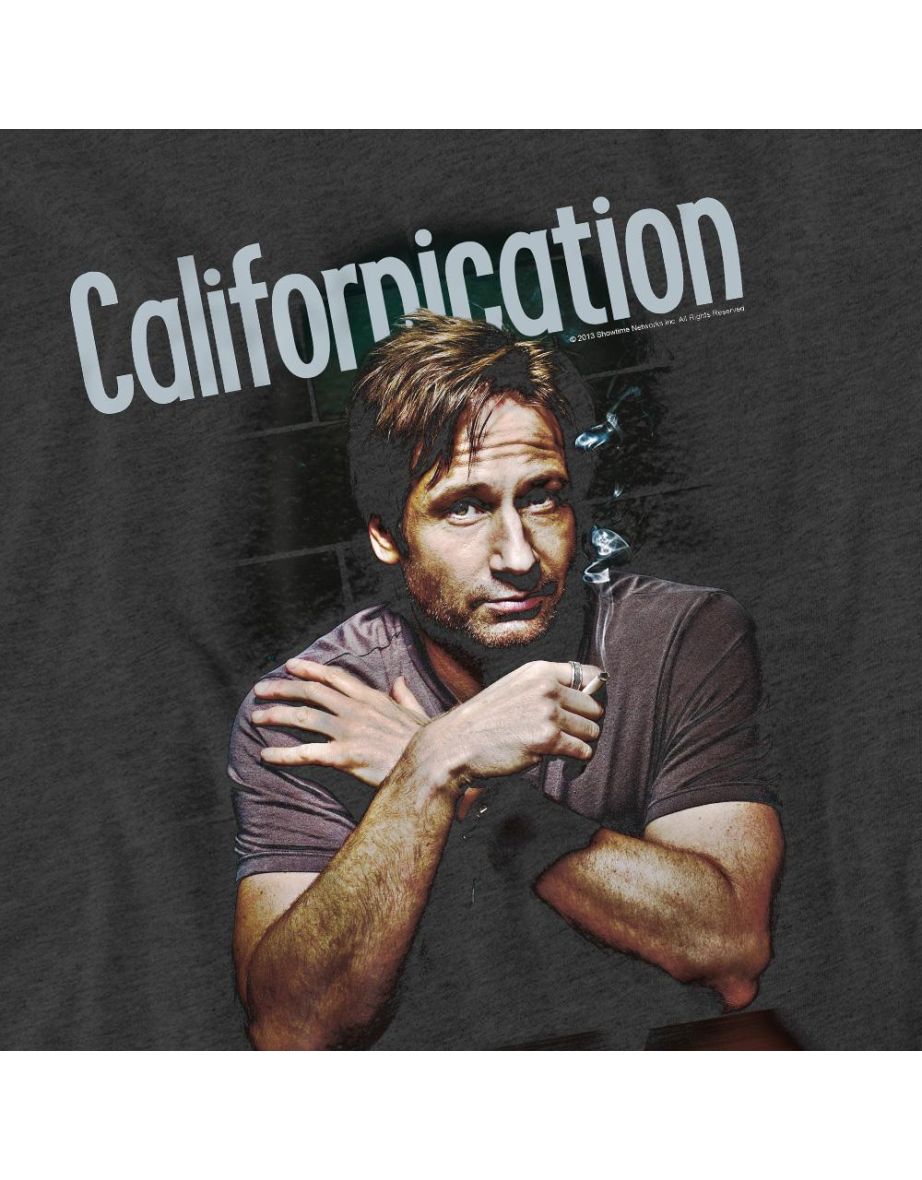Californication Unisex Adult Smoking T-Shirt - Charcoal - 3